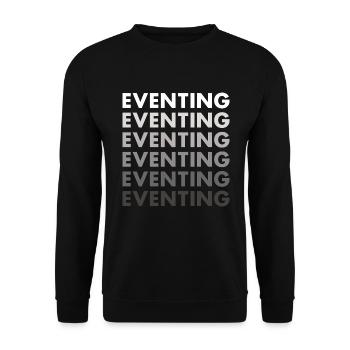 Rider Eventing - Unisex Sweatshirt - black - Front - Alina (178cm) & Michal (187cm)
