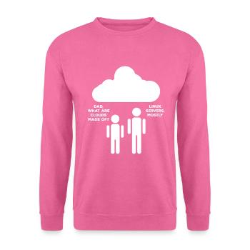 Cloud Linux - Unisex Sweatshirt - pink - Front
