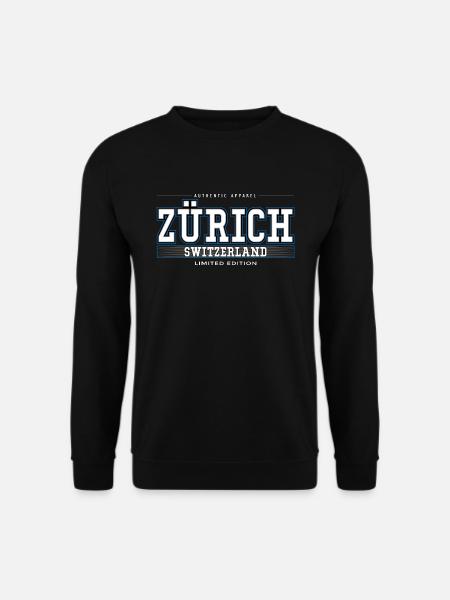 Zürich - Unisex Pullover - Schwarz