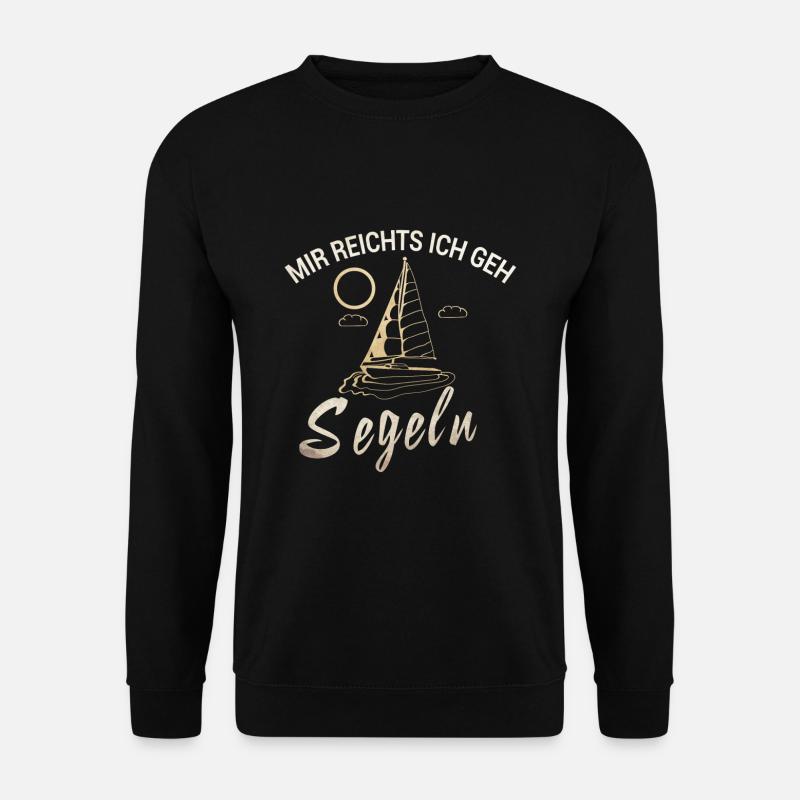 Mir reichts ich geh Segeln - Unisex Pullover - Schwarz