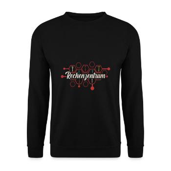 Rechenzentrum - Unisex Pullover - Schwarz - Vorne - Alina (178cm) & Michal (187cm)