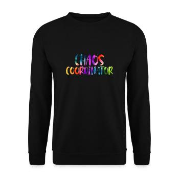 Chaos Coordinator - Unisex Sweatshirt - black - Front - Alina (178cm) & Michal (187cm)