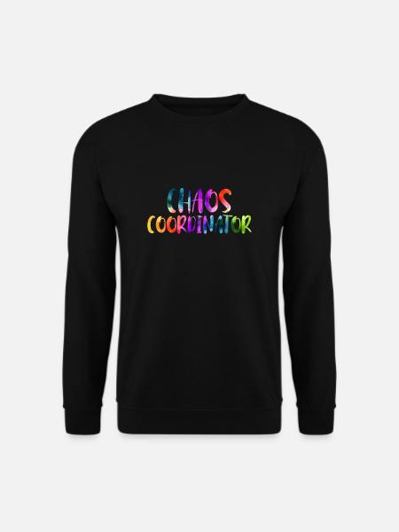 Chaos Coordinator - Unisex Pullover - Schwarz