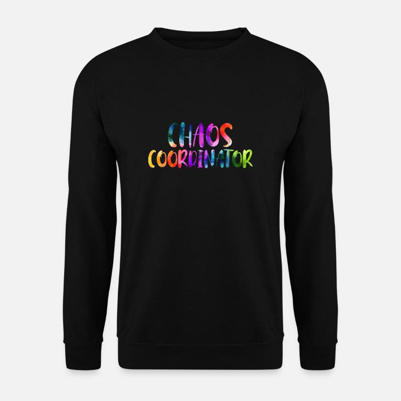 Chaos Coordinator - Unisex Pullover - Schwarz