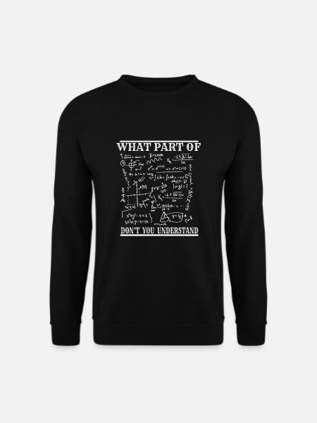 What Part of dont you understand - Unisex Pullover - Schwarz