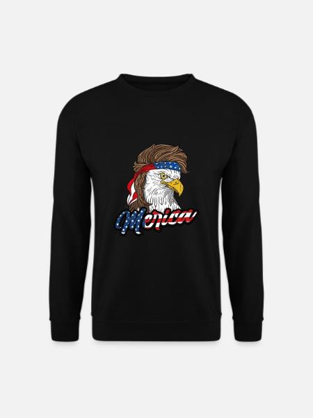 Merica 4th Of July America USA Eagle Kamala Harris - Unisex Sweatshirt - black
