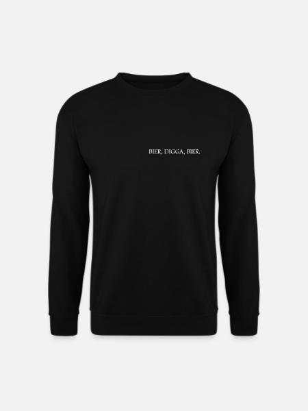 Bier Digga Bier - Unisex Pullover - Schwarz