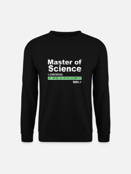 Master of Science Loading - Master Studium Uni FH - Unisex Pullover - Schwarz