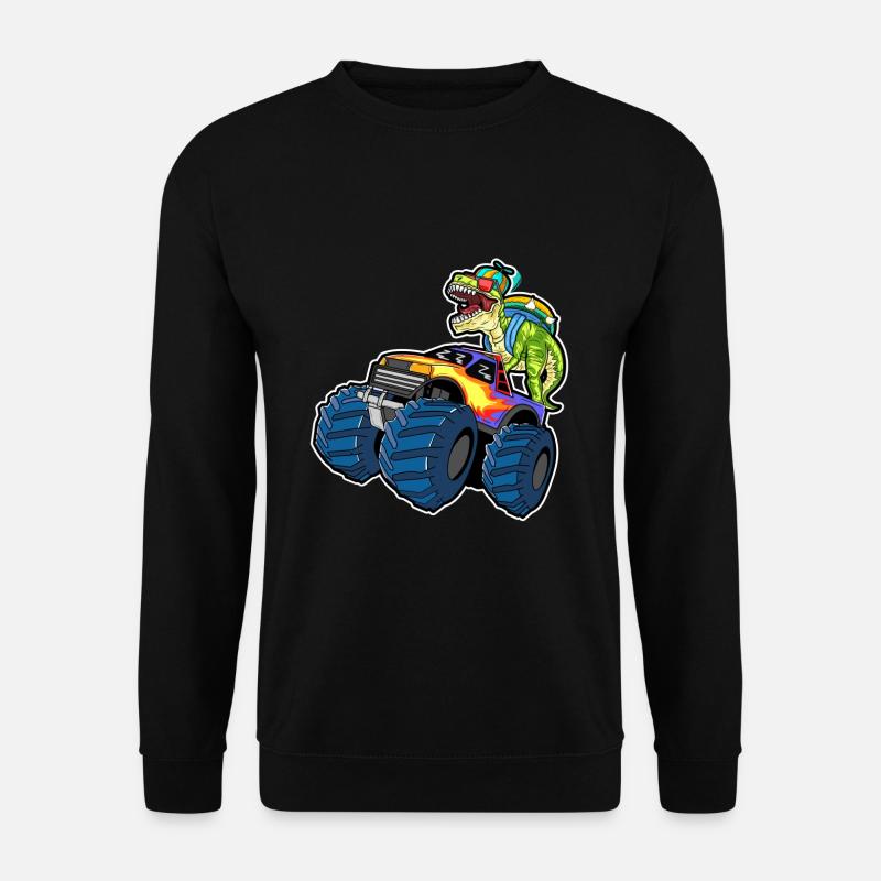 Im Ready To Crush Kindergarten Monster Truck Dino - Unisex Pullover - Schwarz