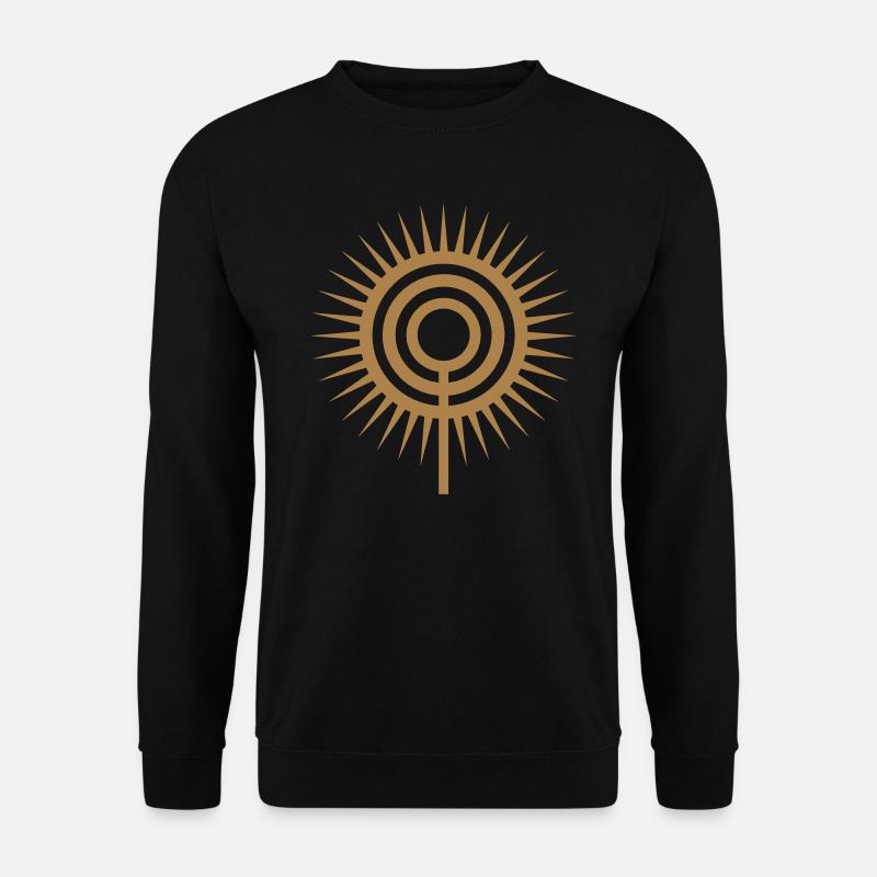 Atlantis Symbol - Plato - Symbol New Wisdom / - Unisex Pullover - Schwarz