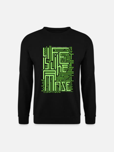 The Maze - Unisex Pullover - Schwarz