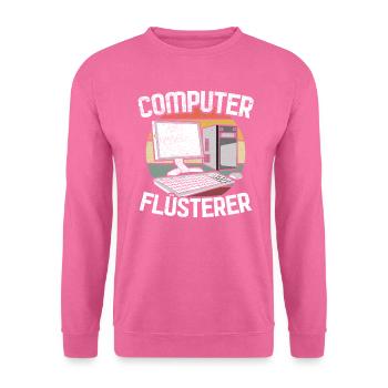 Computer Flüsterer Computer Nerd Informatik - Unisex Pullover - Pink - Vorne