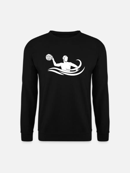Wasserball Verein Wasserballer Wasserballspieler - Unisex Pullover - Schwarz