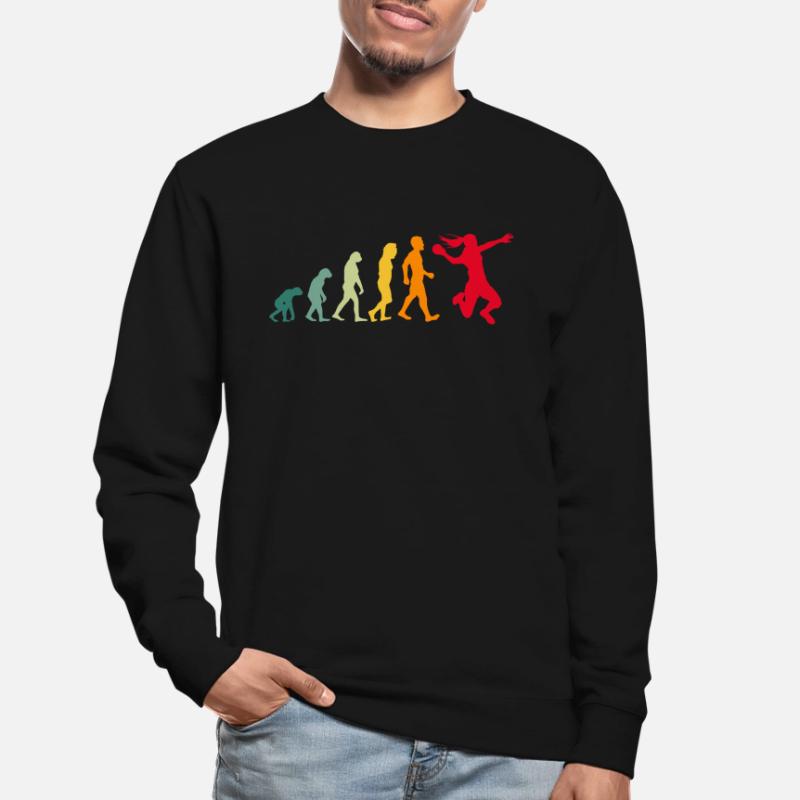 Handball evolution handball player Unisex Sweatshirt