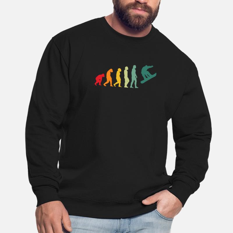 Snowboarding snowboarder evolution snowboarding Unisex Sweatshirt