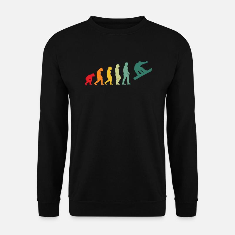 Snowboard snowboarder évolution snowboard - Sweat-shirt Unisexe - noir