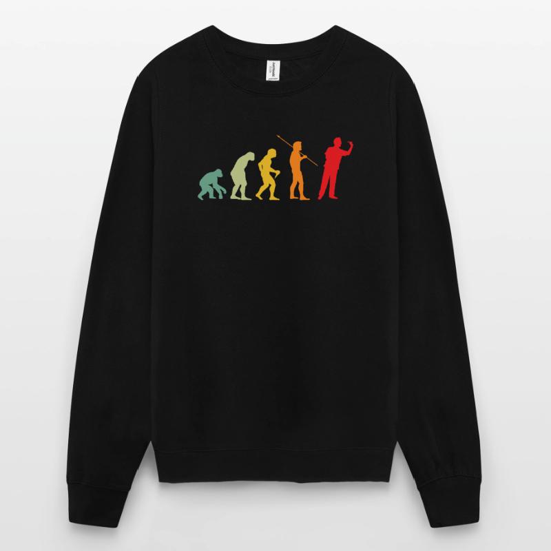 Dart Evolution Dart Player Fléchettes Jouer aux fléchettes Sweat-shirt Unisexe