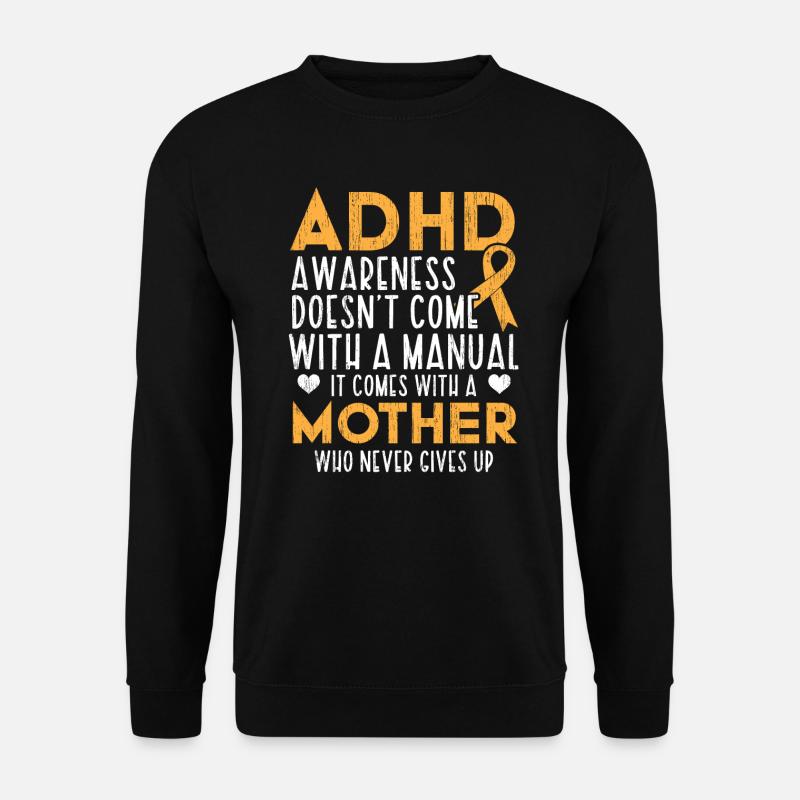ADHD Awareness Band Neurodiversity - Unisex Sweatshirt - black