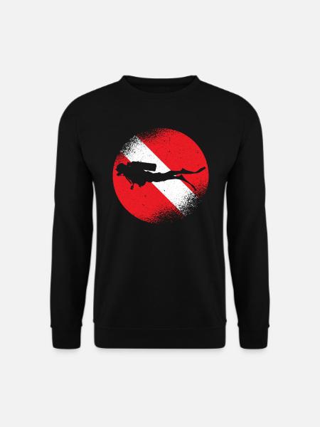 Pavillon de plongée Plongeur Plongée Plongeur plongeur - Sweat-shirt Unisexe - noir