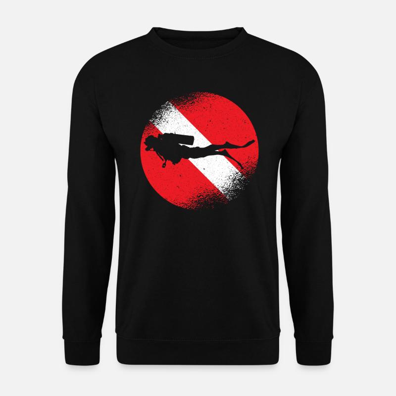 Pavillon de plongée Plongeur Plongée Plongeur plongeur - Sweat-shirt Unisexe - noir