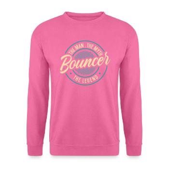 Türsteher Der Mann Der Mythos Die Legende Wachmann - Unisex Pullover - Pink - Vorne