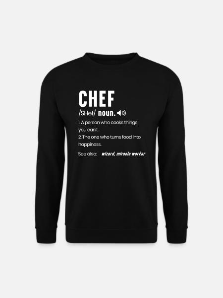 Koch Description Culinary Cooking - Unisex Sweatshirt - black