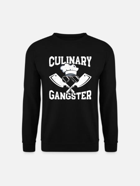 Kulinarische Gangster Kochen Meisterkoch Koch - Unisex Pullover - Schwarz
