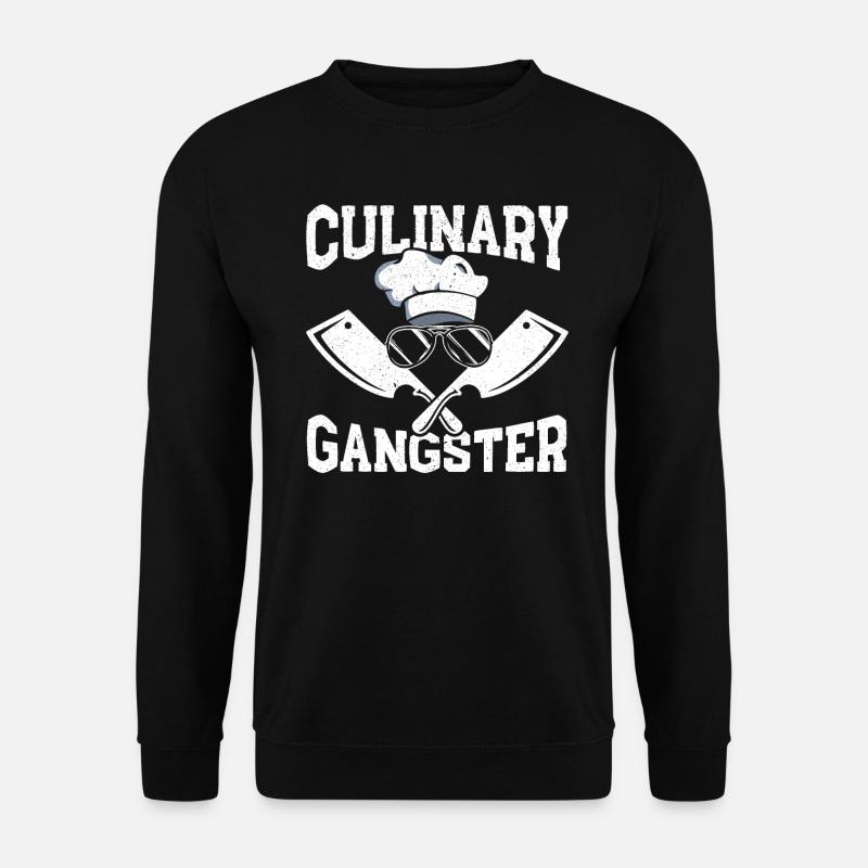 Kulinarische Gangster Kochen Meisterkoch Koch - Unisex Pullover - Schwarz