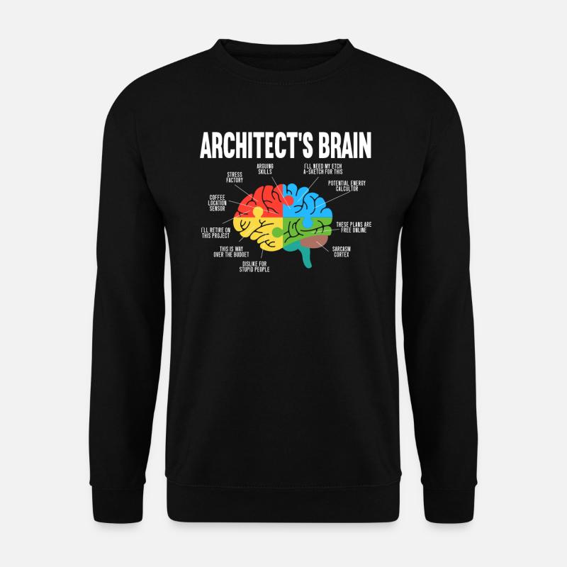 Architecte d’architecte Architecte Architecture Architecte - Sweat-shirt Unisexe - noir
