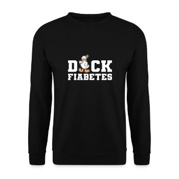 Diabétiques Ente Diabetes Diabetes - Sweat-shirt Unisexe - noir - Devant - Alina (178cm) & Michal (187cm)