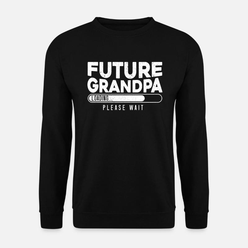 Future Grandpa Loading - Unisex Sweatshirt - black