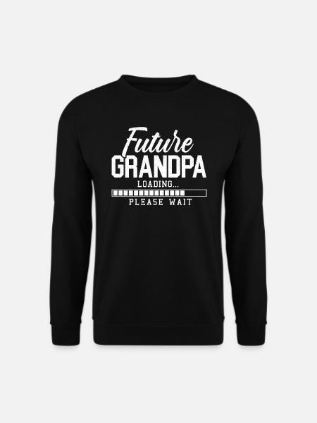 Future Grandpa Loading - Unisex Sweatshirt - black