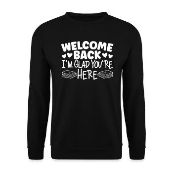 Accueil Retour Professeur professeur - Sweat-shirt Unisexe - noir - Devant - Alina (178cm) & Michal (187cm)