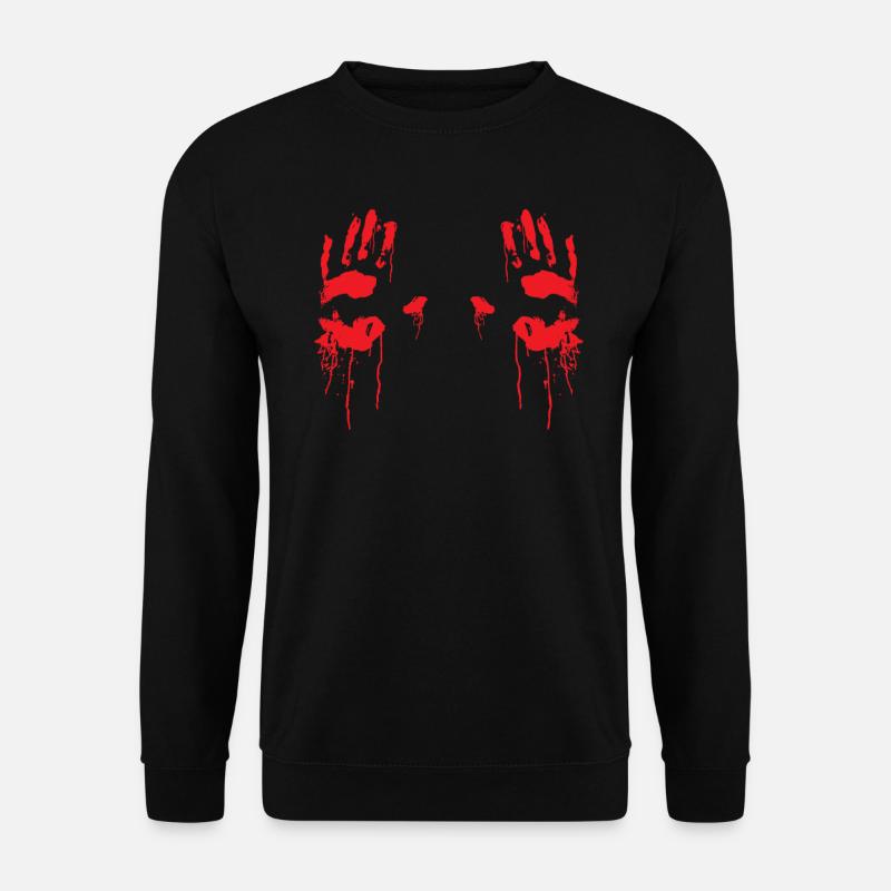 Halloween Bone Skeleton Hands - Unisex Sweatshirt - black