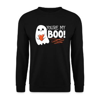 You’re My Boo Mignon Halloween - Sweat-shirt Unisexe - noir - Devant - Alina (178cm) & Michal (187cm)