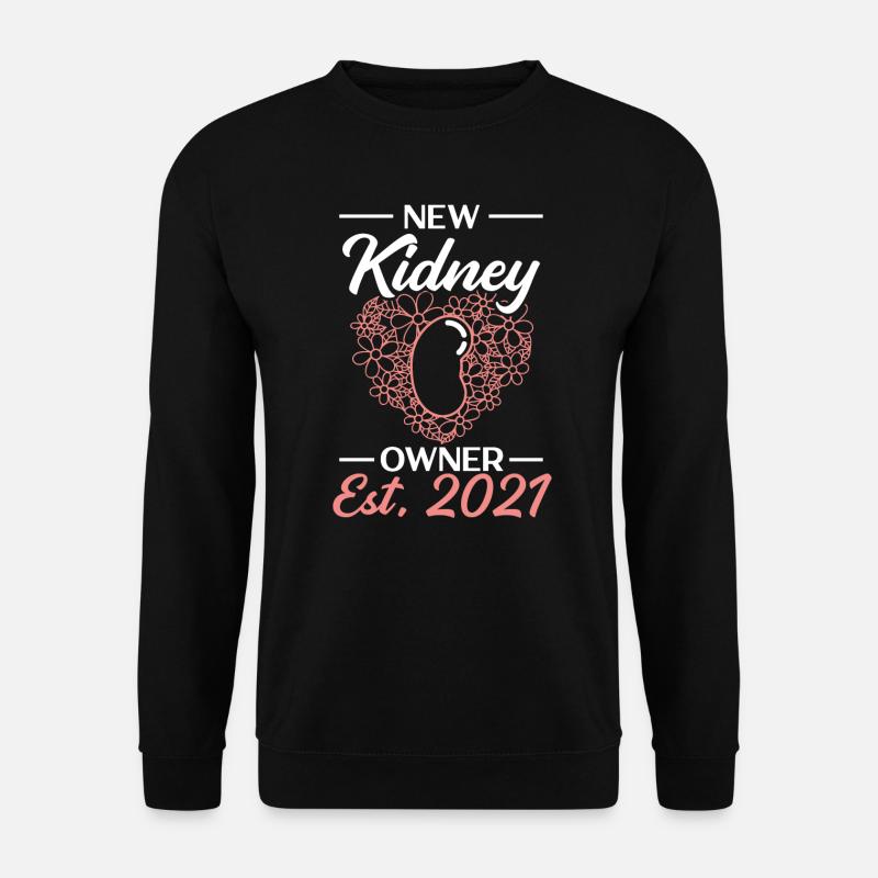 Neuer Nierenbesitzer Organspende - Unisex Pullover - Schwarz