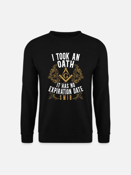 Ich Habe Einen Eid Geschworen Freimaurer - Unisex Pullover - Schwarz