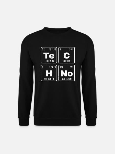 Techno Music Raver - Unisex Sweatshirt - black