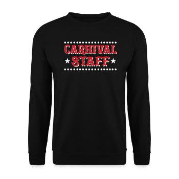 Carnival Staff Circus Performers Carnival - Unisex Sweatshirt - black - Front - Alina (178cm) & Michal (187cm)