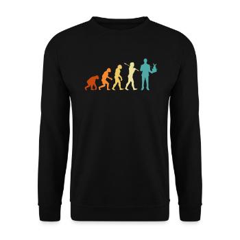Magician Evolution Magic Magic - Unisex Sweatshirt - black - Front - Alina (178cm) & Michal (187cm)