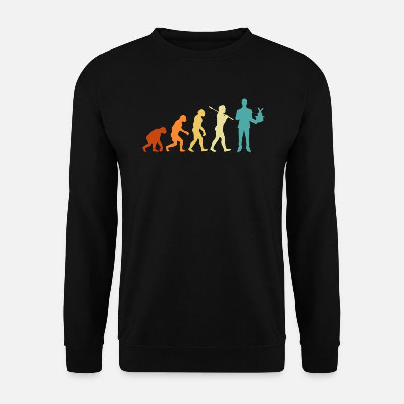 Magier Evolution Magie Zauberei - Unisex Pullover - Schwarz