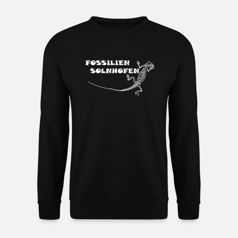 Dinosaurier, Fossilien, Paläontologe, - Unisex Pullover - Schwarz