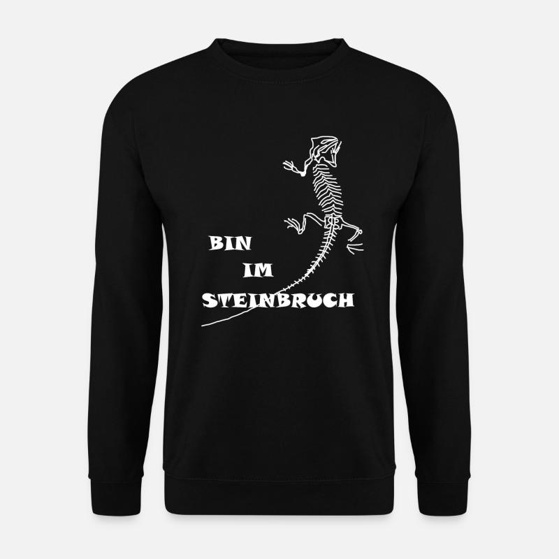 Dinosaurier, Fossilien, Paläontologe, - Unisex Pullover - Schwarz