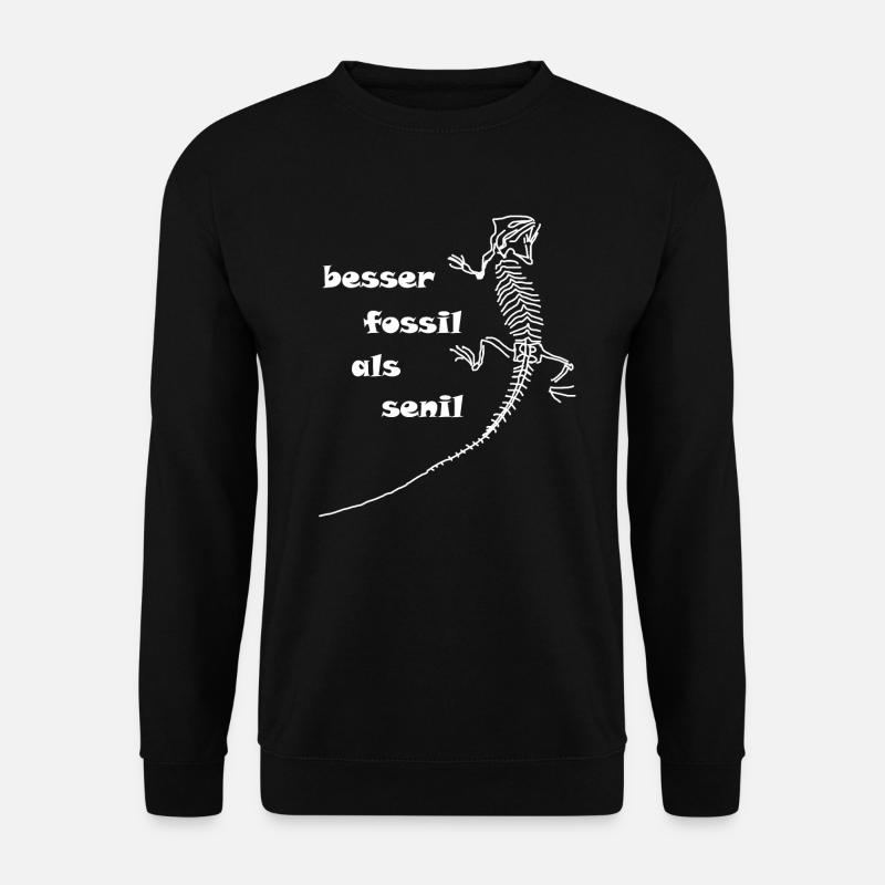 Dinosaurs, fossils, paleontologist, - Unisex Sweatshirt - black