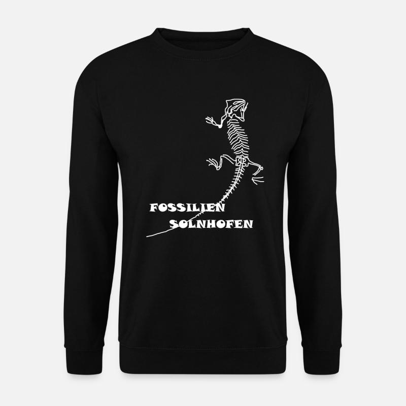 Dinosaurs, fossils, paleontologist, - Unisex Sweatshirt - black