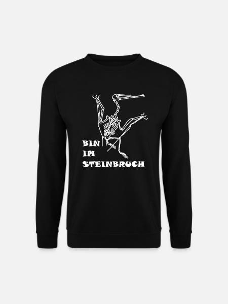 Dinosaurs, fossils, paleontologist, - Unisex Sweatshirt - black