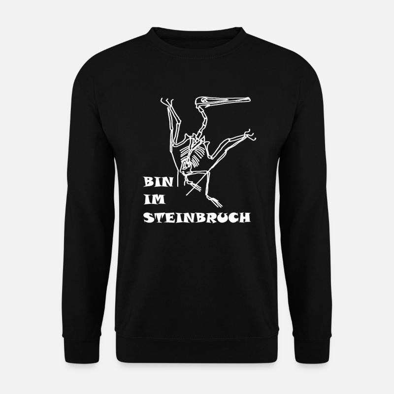 Dinosaurs, fossils, paleontologist, - Unisex Sweatshirt - black