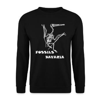 Dinosaurs, fossils, paleontologist, - Unisex Sweatshirt - black - Front - Alina (178cm) & Michal (187cm)