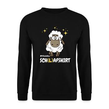 Chemise De Nuit Mouton Dormir Enfants Mignon Drôle - Sweat-shirt Unisexe - noir - Devant - Alina (178cm) & Michal (187cm)
