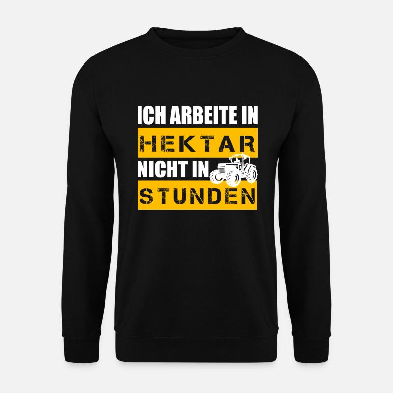 Idée cadeau fermier fermier - Sweat-shirt Unisexe - noir